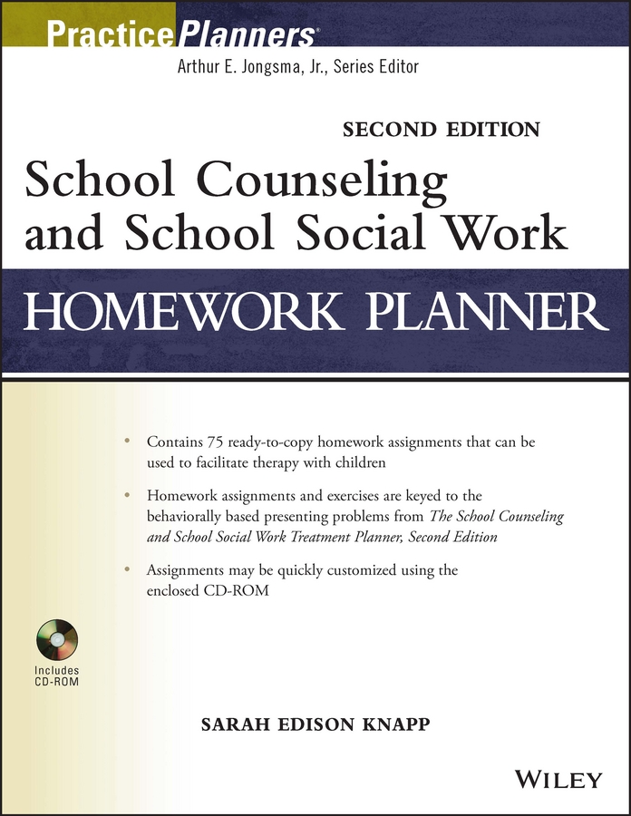 School Counseling and School Social Work Homework Planner